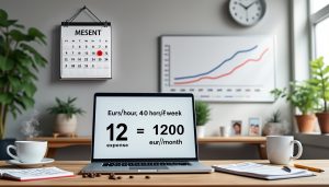 découvrez combien vous pouvez gagner par mois avec un salaire horaire de 12 euros. calcul simple et astuces pour optimiser vos revenus mensuels. parfait pour ceux qui cherchent à mieux gérer leur budget !