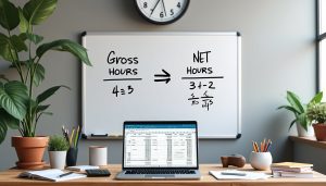 découvrez comment convertir vos heures brutes en heures nettes grâce à notre guide pratique. apprenez les méthodes et astuces pour comprendre les déductions salariales et optimiser votre rémunération.